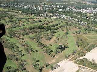 上空から見るマリーバゴルフクラブ